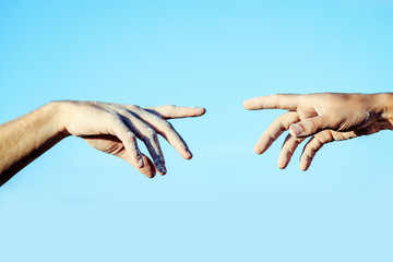 Hands gonna make connection