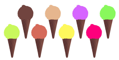 8 Ice Cream Cones