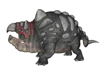 3D Rendering Fantasy Animal on White