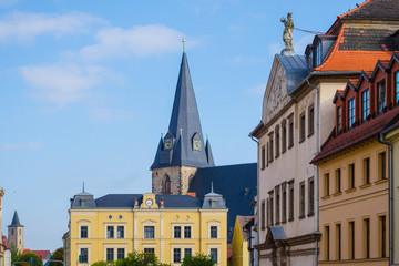 Obraz premium Stadtpanorama Bernburg