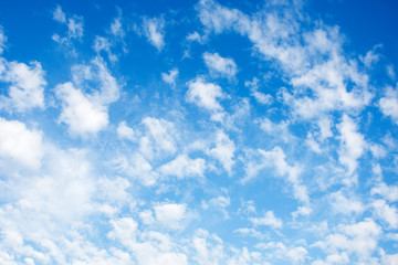 Schöne Wolkenformation am Himmel