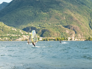Windsurf e Kitesurf on the lake