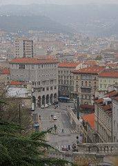 Fototapeta na wymiar cityscape of city Trieste, Italy