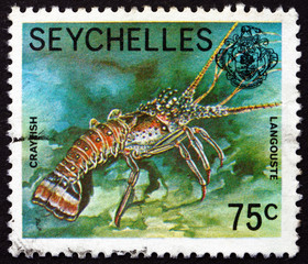 Postage stamp Seychelles 1978 Crayfish