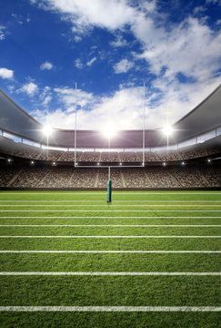 Soccer Stadium 3d Rendering