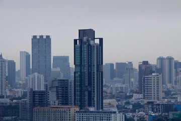 Obraz premium Bangkok Skyline city office building cityscape