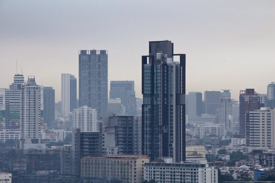 Bangkok Skyline city office building cityscape