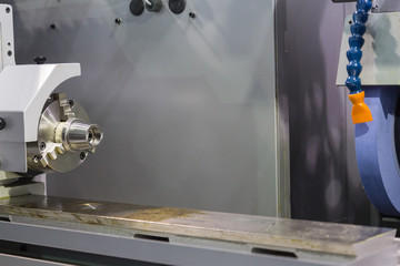 High precision grinding machine working, grinding machine proces