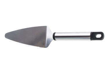 Metal blade for cake. isolated on white fone.Top view. Flat lay.