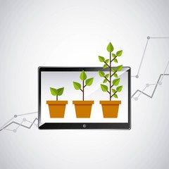 tablet technology device icon vector illustration design