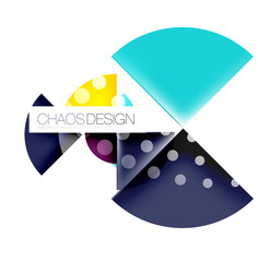 Geometric abstract background