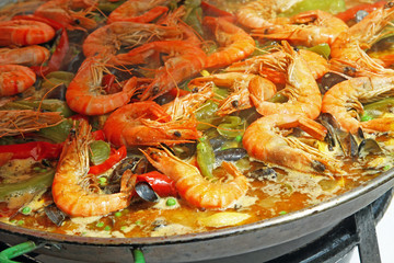 Gambas moules et bouillon