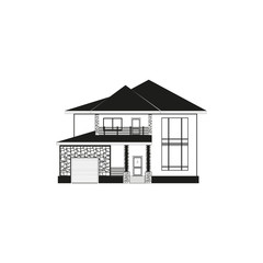 House. Vector icon.