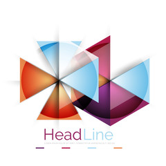 Fototapeta premium Triangle abstract background