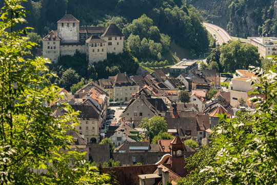 Feldkirch vom Ardetzenberg aus gesehen