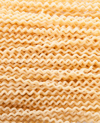 Rohe italienische Nudeln