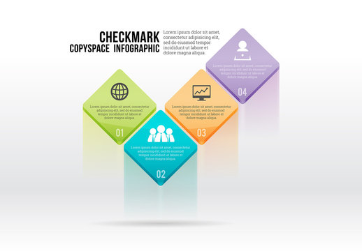 Checkmark Copyspace Infographic
