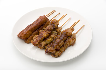 焼き鳥の盛り合わせ