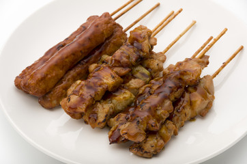 焼き鳥の盛り合わせ