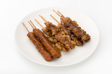 焼き鳥の盛り合わせ