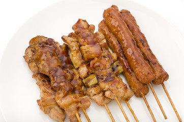 焼き鳥の盛り合わせ