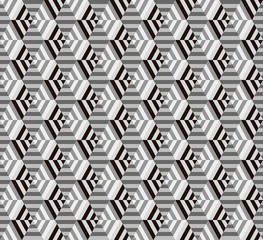 seamless geometrical hexagon pattern