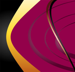 Stylish presentation of business poster, magazine cover, design layout template. Abstract illustration
