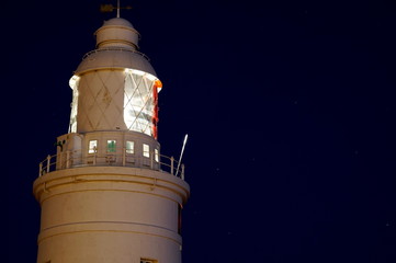 Night at lighthouse