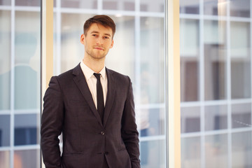 Fototapeta premium Young businessman