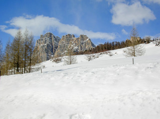 Fototapeta na wymiar Cortina Monte pomagagnon