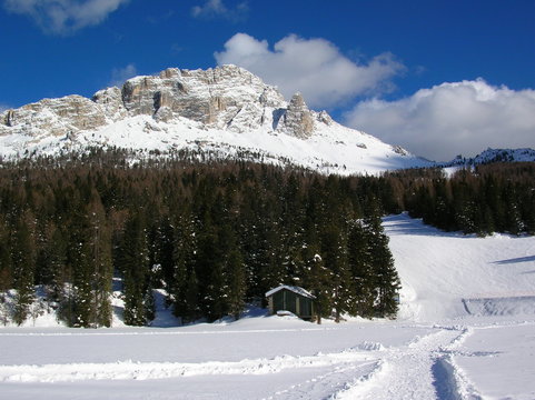 Lago di Misurina inverno