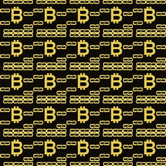 bitcoin blockchain seamless pattern
