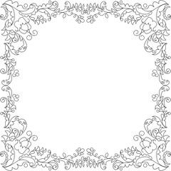 Vector template for cards.