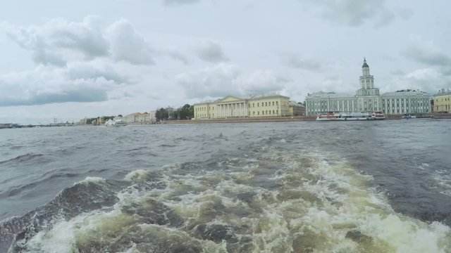 Next astern on river