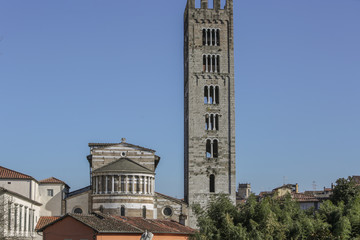 Stadtansicht, Stadtansichten, Städtereisen, Italien, Toscana, Lucca, Architektur, Gebäude,...