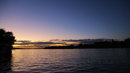 Sunset in Zambezi River