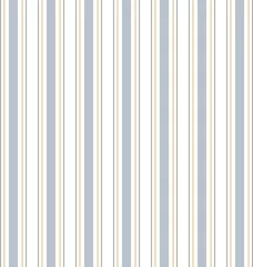 Gordijnen Abstract vector striped seamless pattern with colored stripes. © adelyne