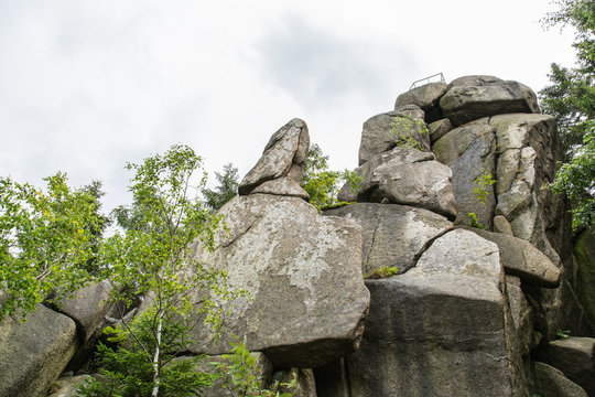 Gipfel der Feigenbaumklippe, Aussichtspunkt, Naturpark Harz