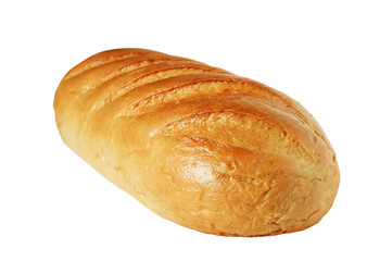 bread isolated on white background