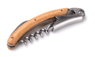 Folded multi purpose sommelier knife