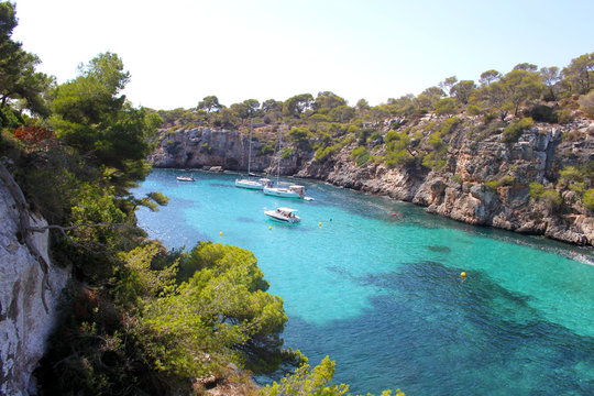 Fototapeta Bucht Cala Pi in Spanien Mallorca