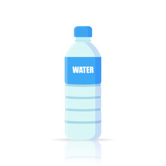 Water Bottle vector icon.