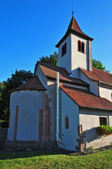 Fototapeta na wymiar Otrott, antica chiesetta, Alsazia - Francia