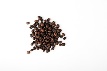 coffee grains,abstract, dark