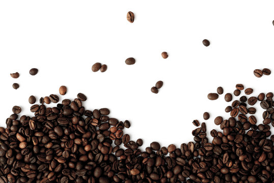 coffee grains,abstract, dark © Saksoni