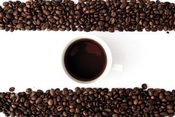 the coffee grains