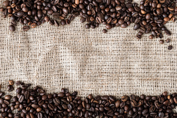the coffee grains