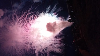 Cayucos Beach Ca Fourth of July Fireworks Celebration