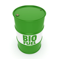 3D rendering barrel of biofuels