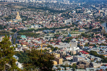 Panoramic view of Tbilisi, The Republic of Georgia